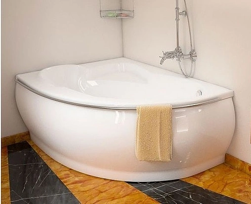 Ванна из искусственного камня Esse Flores 149x101.5 (103) R белый EFLR1490