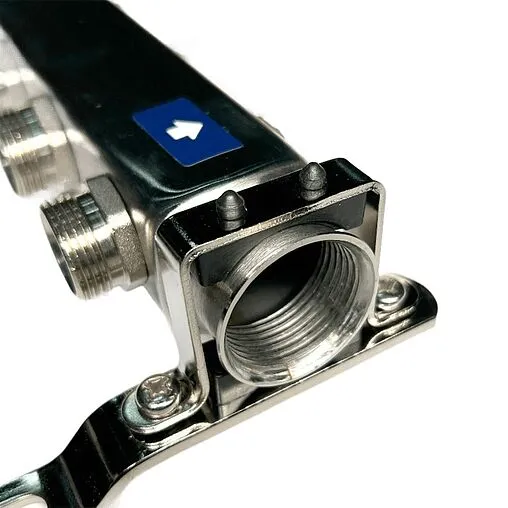 Группа коллекторная без расходомеров 4 отвода 1&quot;в/в x ¾&quot;ек Uni-fitt OPTIMAL 451B4304.RU