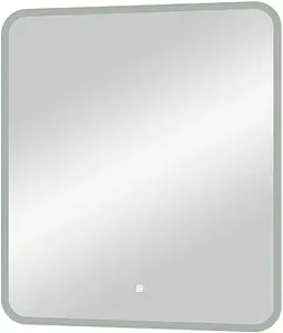 Зеркало с подсветкой Continent Glamour Led 68.5 белый ЗЛП42, 2