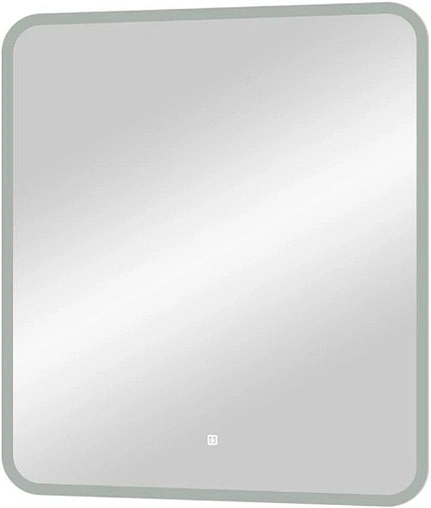 Зеркало с подсветкой Continent Glamour Led 68.5 белый ЗЛП42