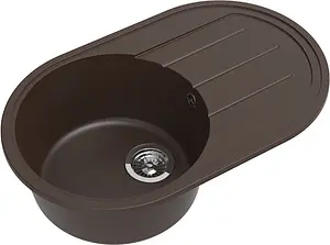 Мойка кухонная Ewigstein Elegant E-R50F шоколад Мойка кухонная Ewigstein Elegant E-R50F шоколад, 1