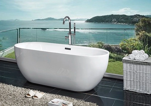 Ванна акриловая отдельностоящая Aquanet Delight 170x78 белый 00208600