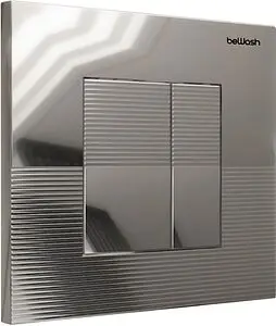 Клавиша смыва для унитаза beWash Fide P03SC 500RZVP0300PK0000001 хром глянцевый Клавиша смыва для унитаза beWash Fide P03SC 500RZVP0300PK0000001 хром глянцевый, 1