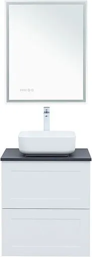 Тумба-умывальник подвесная Aquanet Терра 60 белый матовый 00313232+