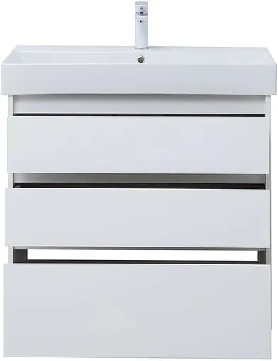 Тумба под умывальник напольная Aquanet Nova Lite 85 белый глянец 00302475