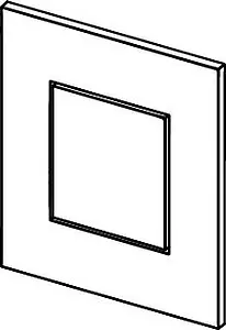 Клавиша смыва для писсуара TECEnow Urinal 9242405 белый антибактериальный Клавиша смыва для писсуара TECEnow Urinal 9242405 белый антибактериальный, 3