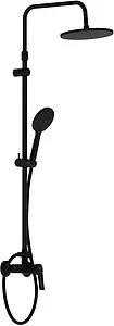 Душевая система со смесителем для душа Damixa Jupiter чёрный матовый 977710300 Душевая система со смесителем для душа Damixa Jupiter чёрный матовый 977710300, 1