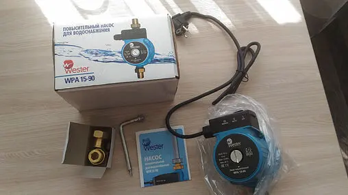 Насос для повышения давления Wester WPA15-90