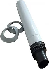 Коаксиальная труба Ø 100/150мм L=1000мм с наконечником для конденсационных котлов Ferroli 041110X0