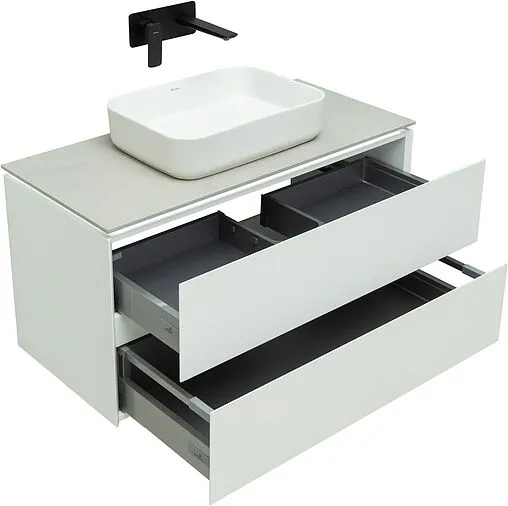 Тумба-умывальник подвесная Allen Brau Infinity 100 белый 1.21003.WM+