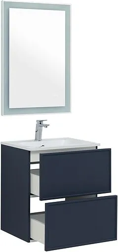 Тумба-умывальник Aquanet Арт 60 маренго 00313264+00306390