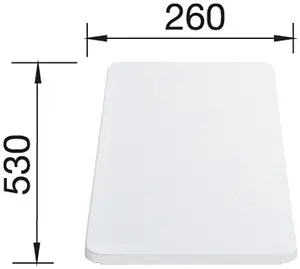Разделочная доска Blanco белый 217611 Разделочная доска Blanco белый 217611, 2