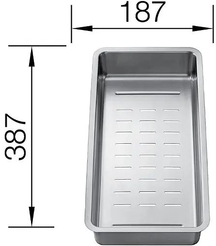 Коландер Blanco нержавеющая сталь 231396