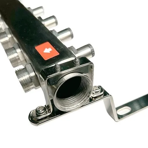 Группа коллекторная без расходомеров 9 отводов 1&quot;в/в x ¾&quot;ек Uni-fitt OPTIMAL 451B4309.RU