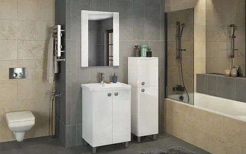 Зеркало Comforty Флоренция 60 белый 00003127385CF