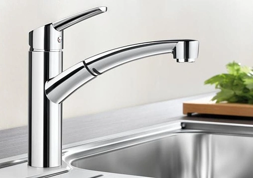 Смеситель для кухни с выдвижным изливом Blanco Nea-S хром 520296