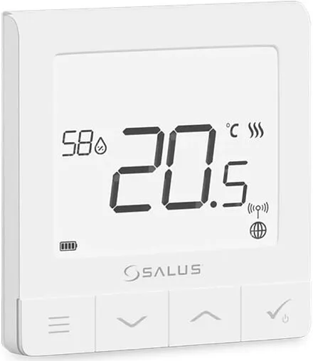 Терморегулятор комнатный беспроводной ZigBee Salus QANTUM QANTUM SQ610RF