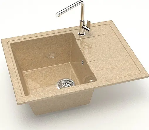 Мойка кухонная Marrbaxx Анастасия 57.5 крем Z150Q18