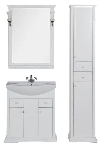 Шкаф-пенал напольный Aquanet Лагуна 40 R белый 00175307 Шкаф-пенал напольный Aquanet Лагуна 40 R белый 00175307