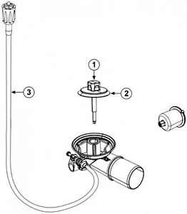 Набор доукомплектации клапаном-автоматом Blanco 232459 Набор доукомплектации клапаном-автоматом Blanco 232459, 2