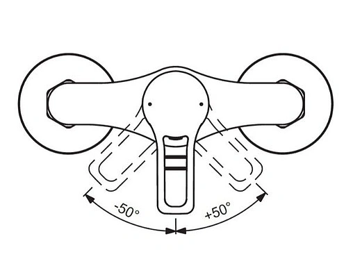 Смеситель для душа Vidima Hype хром BA398AA Смеситель для душа Vidima Hype хром BA398AA
