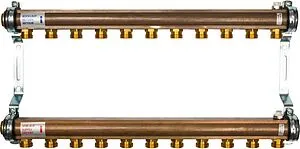 Группа коллекторная распределительная 11 отводов 1"в/в x ¾"ек Watts HKV/A 10004556 Группа коллекторная распределительная 11 отводов 1"в/в x ¾"ек Watts HKV/A 10004556, 1