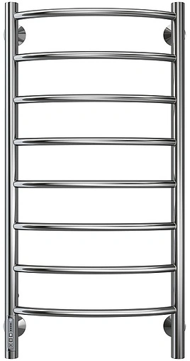 Полотенцесушитель электрический лесенка Terminus Классик П8 400х850 левый электро quick touch полированная сталь 4670078531353