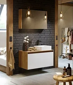 Тумба-умывальник подвесная Aqwella Mobi 100 дуб балтийский MOB0110DB+MOB0710DB+641945 Тумба-умывальник подвесная Aqwella Mobi 100 дуб балтийский MOB0110DB+MOB0710DB+641945, 4