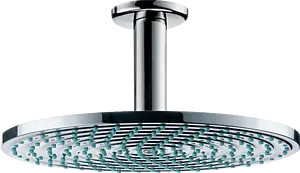 Лейка верхнего душа с потолочным креплением Hansgrohe Raindance S 240 1jet EcoSmart хром 27463000 Лейка верхнего душа с потолочным креплением Hansgrohe Raindance S 240 1jet EcoSmart хром 27463000, 1