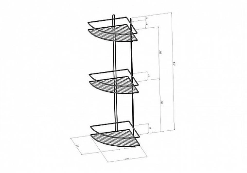 Полка Aquanet П3262