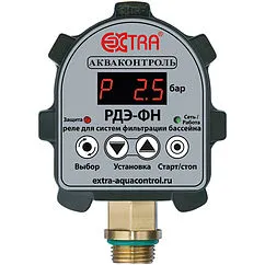 Реле управления насосом для фильтрации бассейнов Extra Акваконтроль РДЭ-ФН-3-2.2 4102350000