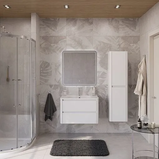 Тумба под умывальник подвесная Cezares Relax 80 Bianco Lucido RELAX-800-2C-SO-BL