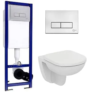 Комплект 5 в 1 Ideal Standard Tempo W990101 с кнопкой хром глянцевый Комплект 5 в 1 Ideal Standard Tempo W990101 с кнопкой хром глянцевый, 1