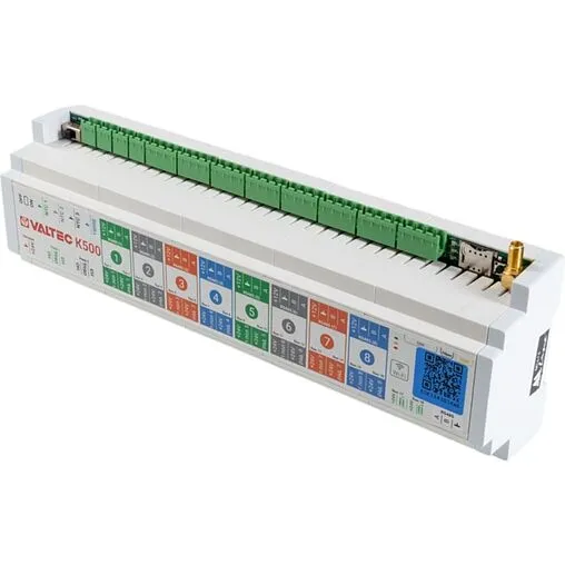 Модуль зональный базовый проводной 8 зон НО/НЗ 24В Valtec VT.K500.0