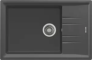 Мойка кухонная Teka Stone 60 S-TG 1B 1D тёмно-серый 115330034 Мойка кухонная Teka Stone 60 S-TG 1B 1D тёмно-серый 115330034, 1
