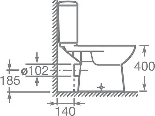 Унитаз-компакт Roca Access белый 34P23800Y