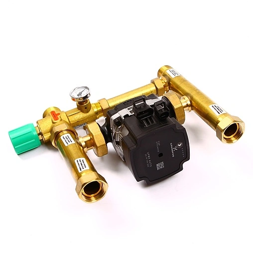 Узел насосно-смесительный с насосом Grundfos UPM3 25-70 Uni-fitt Multimix 477E1500