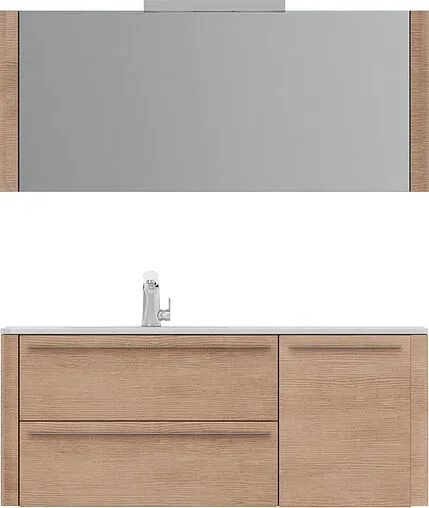 Шкаф-зеркало Am.Pm Awe 115 северный дуб M15MCX1151SF