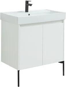 Тумба-умывальник Aquanet Nova Lite 75 белый глянец 00298850+00242338 Тумба-умывальник Aquanet Nova Lite 75 белый глянец 00298850+00242338, 4