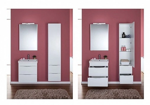 Тумба под умывальник Aquanet Орлеан 60 белый 00183081