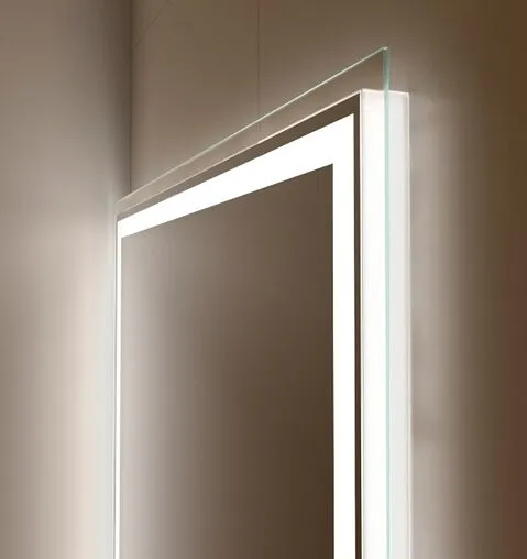 Зеркало с подсветкой Continent Fancy Led 60x80 с бесконтактным сенсором, с подогревом белый ЗЛП1833