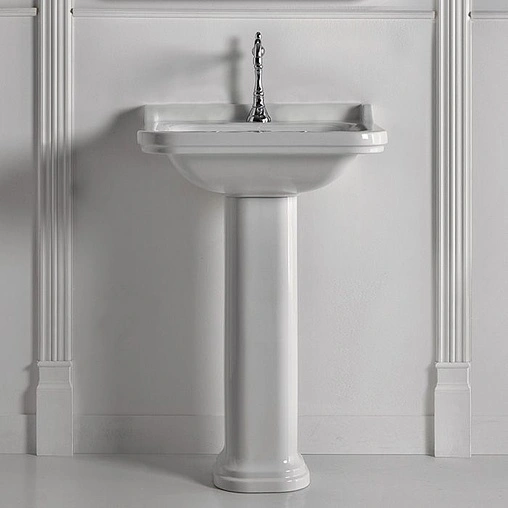 Раковина Kerasan Waldorf 60 белый 4140K1bi/cr*1