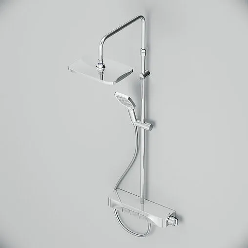 Душевая система с термостатом для ванны Am.Pm Func хром F078F300 Душевая система с термостатом для ванны Am.Pm Func хром F078F300