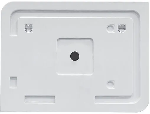 Зеркало с подсветкой Continent Fantasy Led 80x60 с блоком погоды белый ЗЛП2108