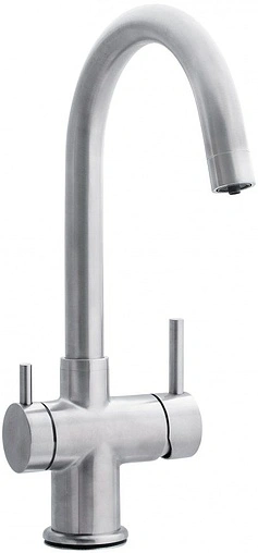 Смеситель для кухни с подключением к фильтру Swedbe Selene Plus нержавеющая сталь 8040