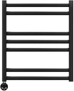 Полотенцесушитель электрический лесенка Lemark Unit П7 600х500 черный матовый LM45607EBL, 1