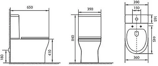 Чаша унитаза Aquanet Roll-C белый Roll-C Чаша унитаза Aquanet Roll-C белый Roll-C