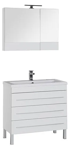 Шкаф-зеркало Aquanet Верона 90 L белый 00172339 Шкаф-зеркало Aquanet Верона 90 L белый 00172339