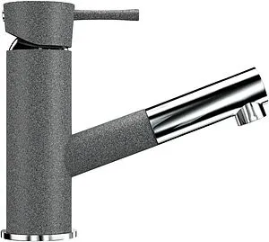 Смеситель для кухни с выдвижным изливом Ulgran тёмно-серый U-009-309 Смеситель для кухни с выдвижным изливом Ulgran тёмно-серый U-009-309, 4