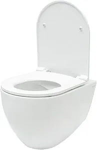 Унитаз подвесной безободковый Allen Brau Reality белый 4.32006.20 Унитаз подвесной безободковый Allen Brau Reality белый 4.32006.20, 3